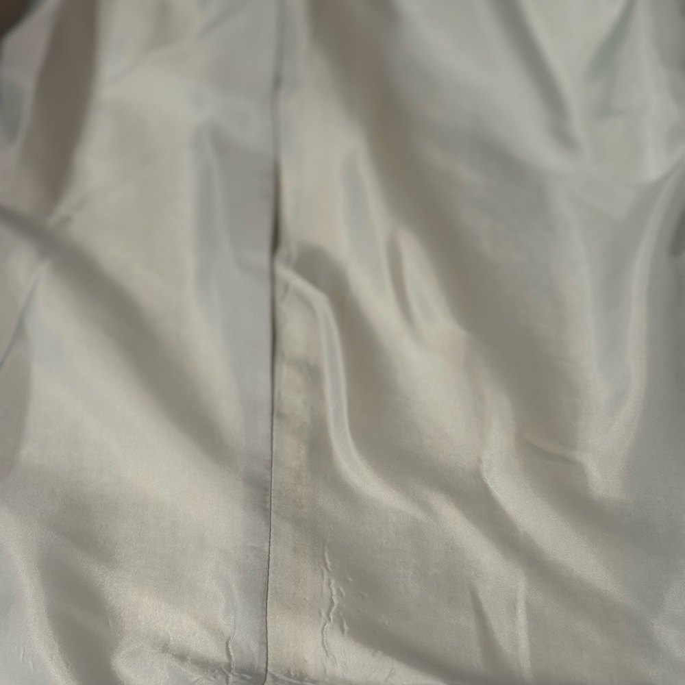 Talbots Tulip Patch Light Green Tweed Blazer Size… - image 5